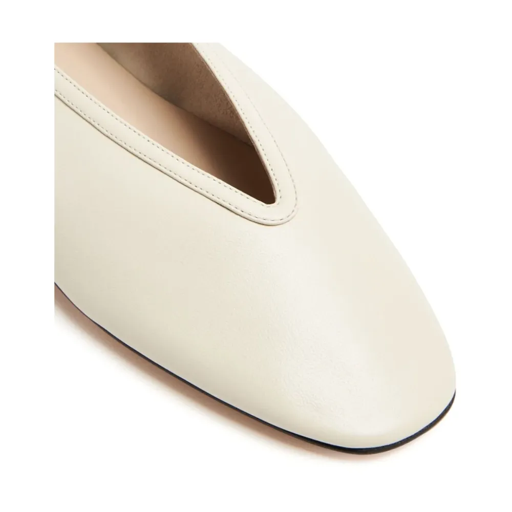 Ecru Luna Slipper Sandals - Le Monde Beryl - Modalova