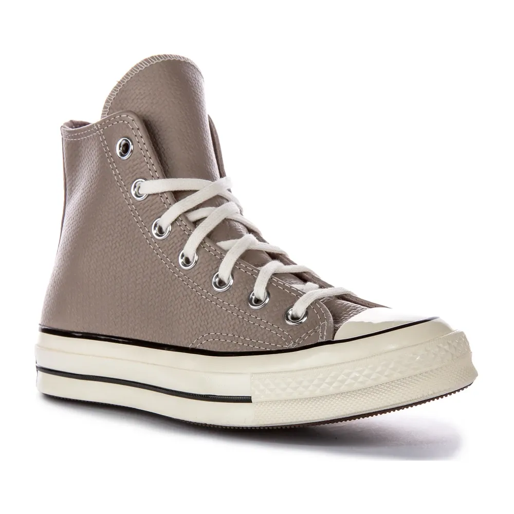 Grey Leather Hi-Top Sneakers - Converse - Modalova