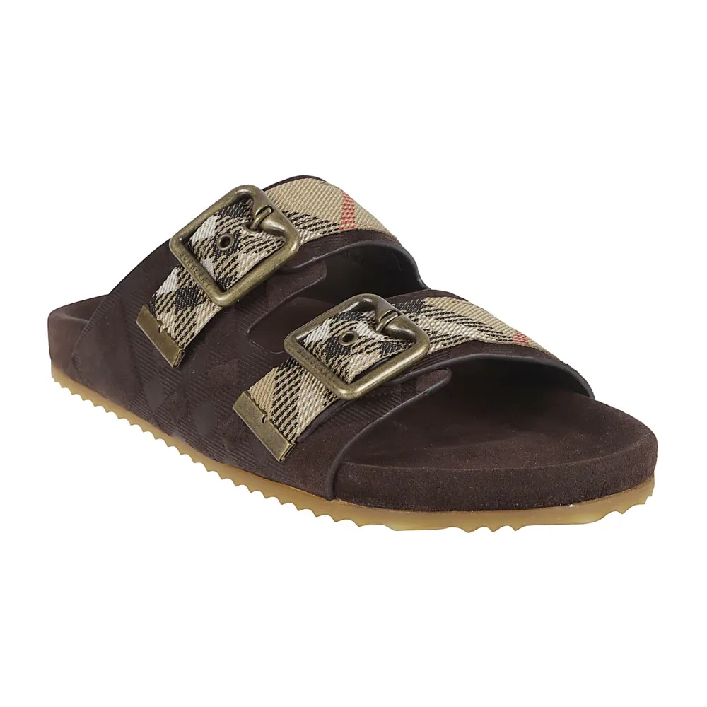 Urchin Check Sandal - Burberry - Modalova