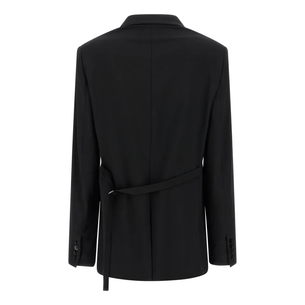 Belt Blazer - Nensi Dojaka - Modalova
