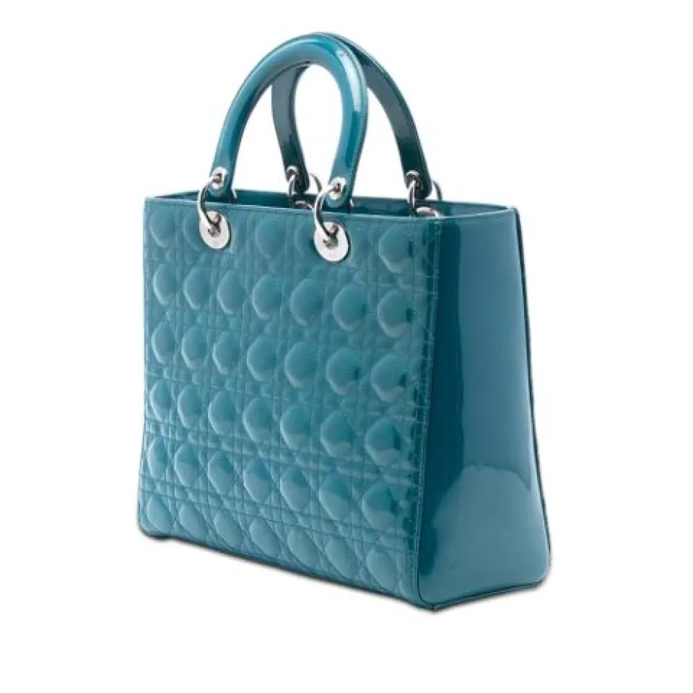 Pre-owned Vintage Leather Handbag - Dior Vintage - Modalova