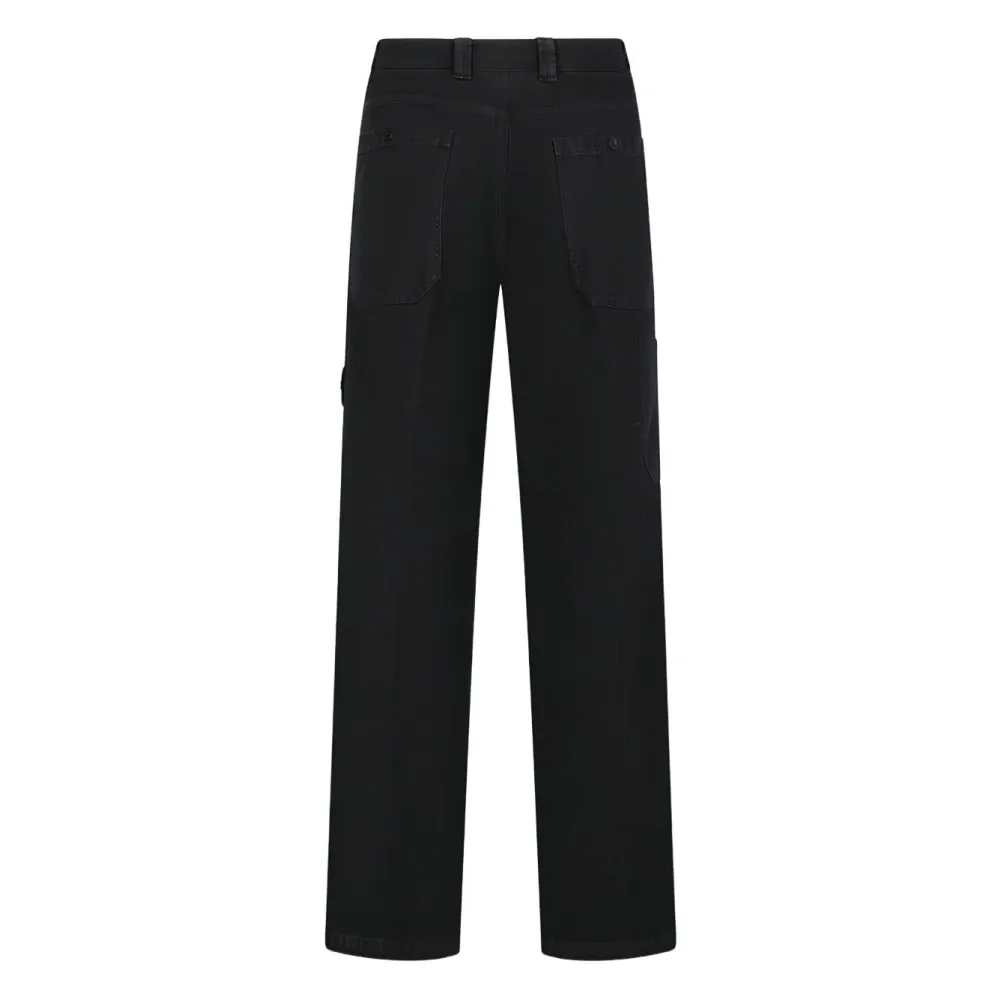 Black Trousers with Patch Pockets - Stone Island - Modalova