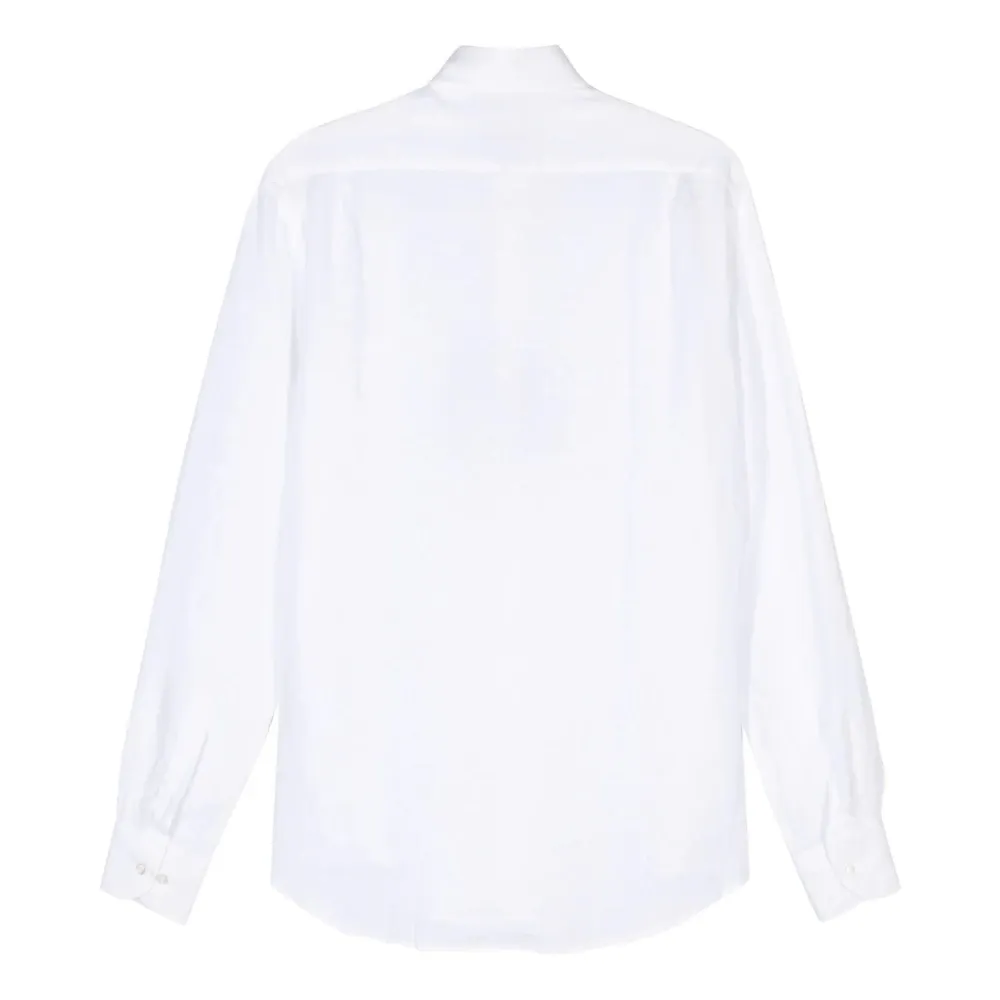 Casual Long Sleeve Linen Shirt White - Paul & Shark - Modalova