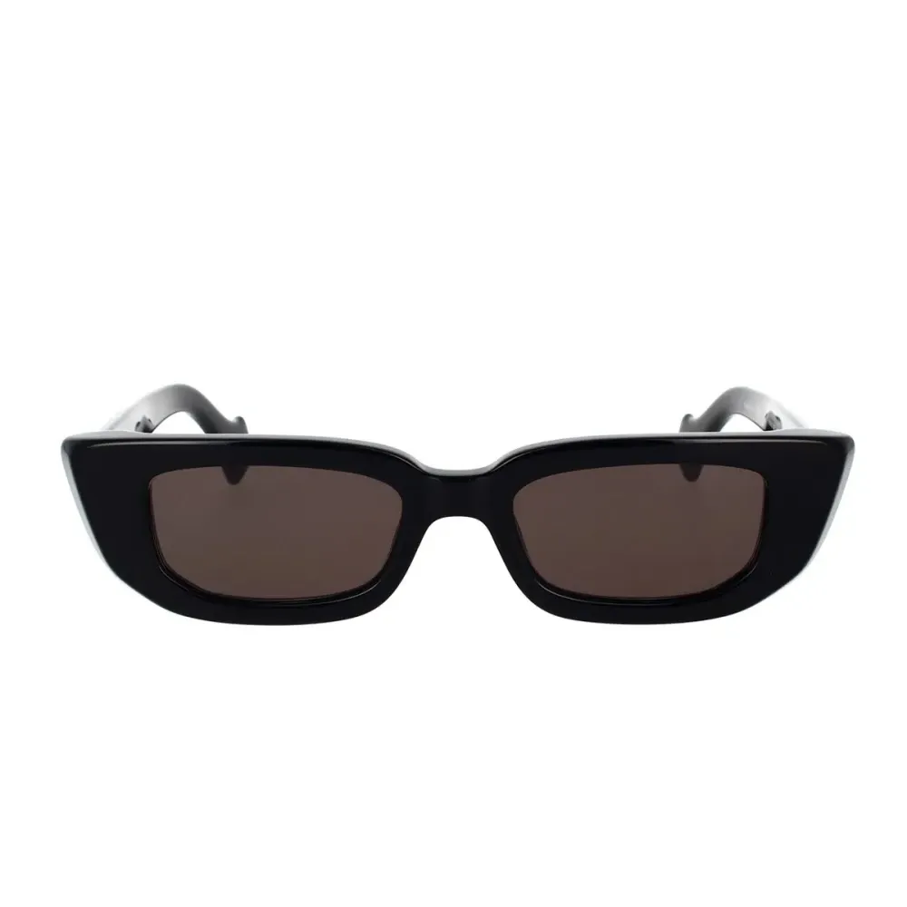 Bold Rectangular Sunglasses Grey Lenses - Ambush - Modalova
