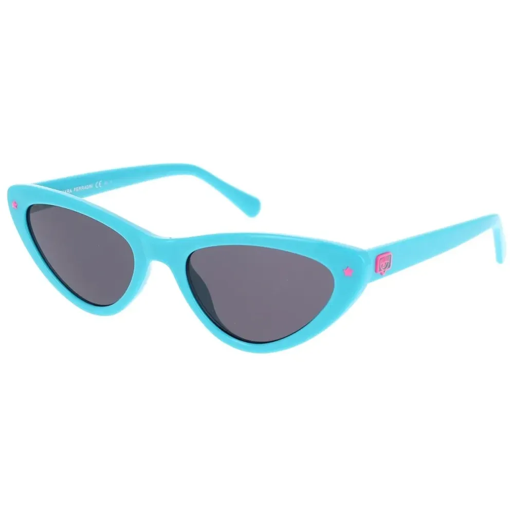 Glam Cat-Eye Occhiali da Sole con Logo Eyelike - Chiara Ferragni Collection - Modalova