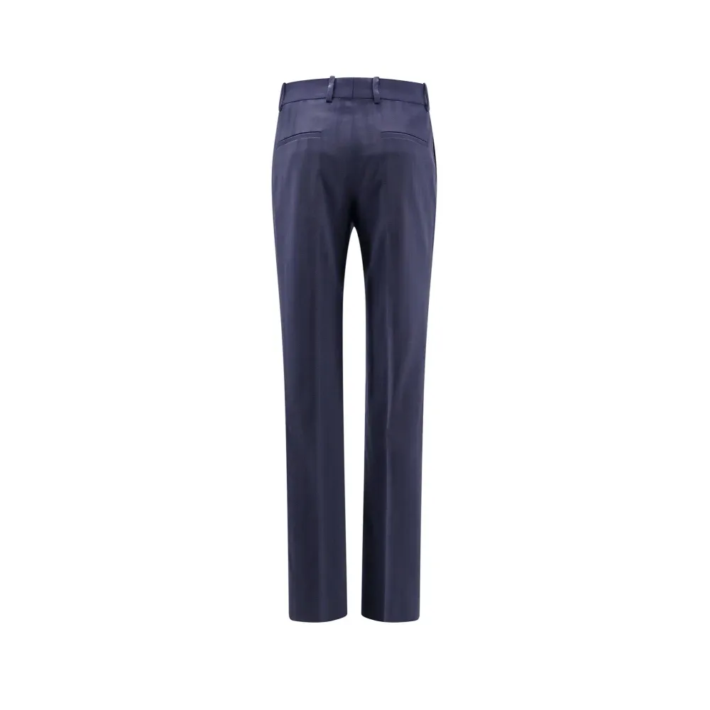 Slim Fit Tailored Trousers - Off White - Modalova