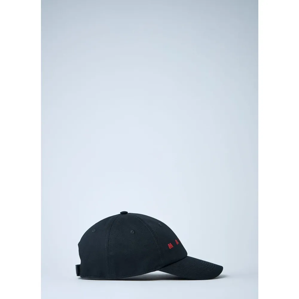 Cotton Twill Logo Baseball Cap - Marni - Modalova