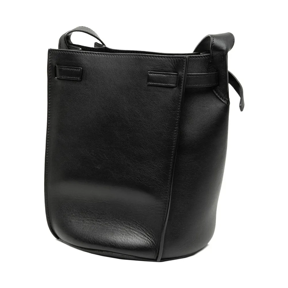 Pre-owned Leather Bucket Bag - Celine Vintage - Modalova