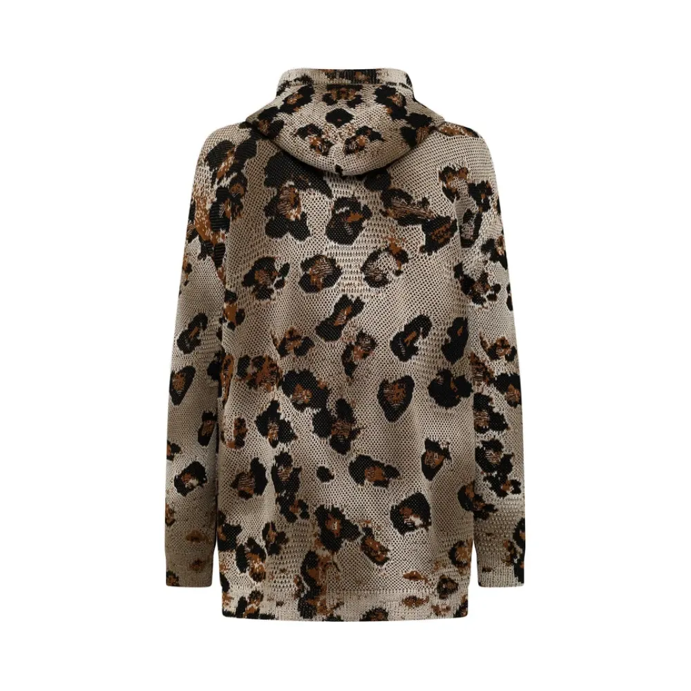 Hooded Zip-Through Sweater - Laneus - Modalova