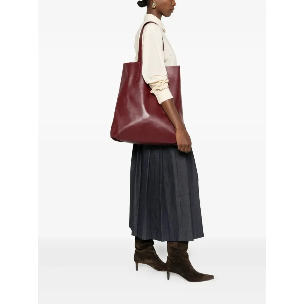 Big Leather Shopper Bag - Forte Forte - Modalova