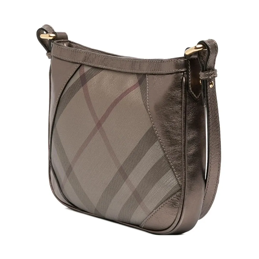 Borsa a tracolla Pre-owned Vintage Check e pelle - Burberry Vintage - Modalova