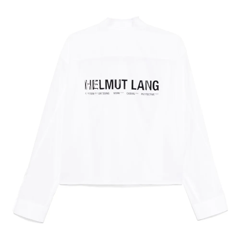White Crop Apex Overshirt Soft - Helmut Lang - Modalova