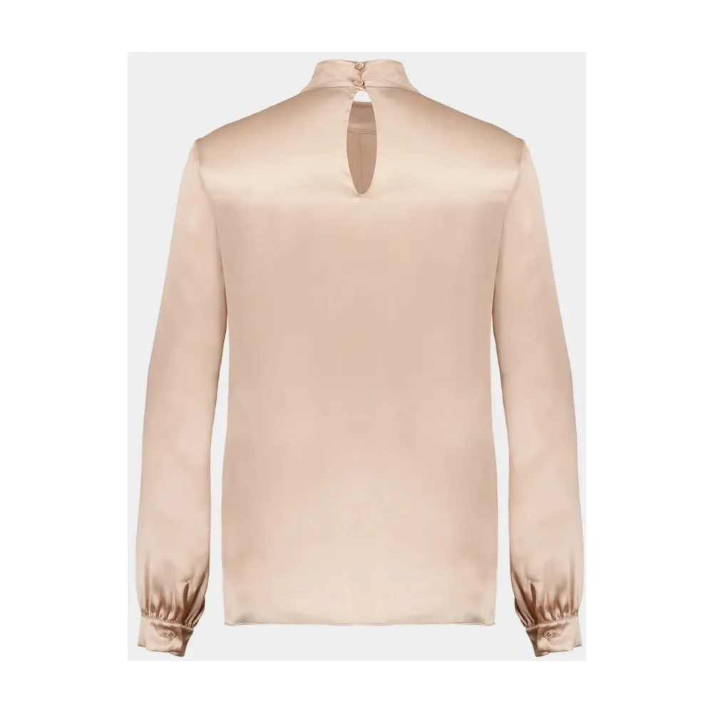 Silk Charmeuse Mock Neck Blouse - Tom Ford - Modalova