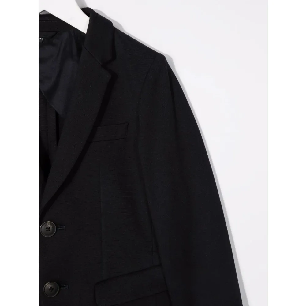 Single-Breasted Stitched Jersey Jacket - Emporio Armani - Modalova