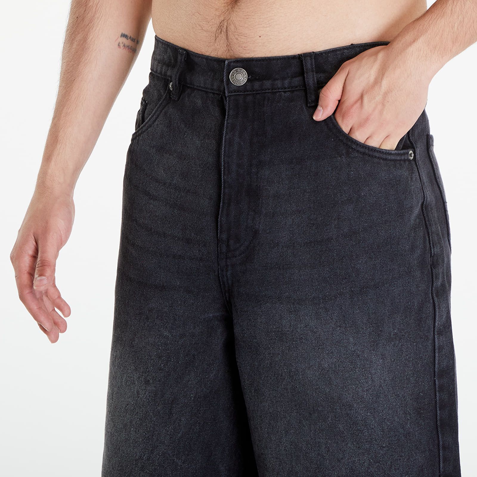 Pantaloncini 90's Heavy Denim Shorts 32 - Urban Classics - Modalova