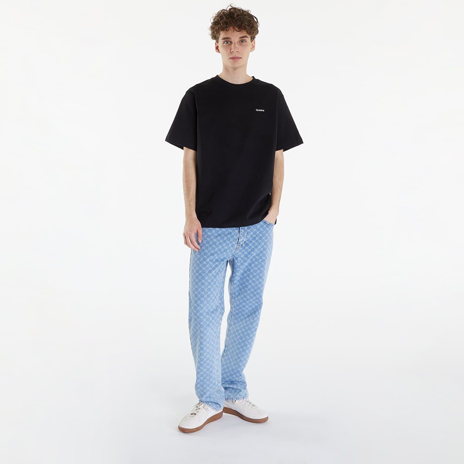 Maglietta Men's Essential T-Shirt With Contrast Print S - Queens - Modalova
