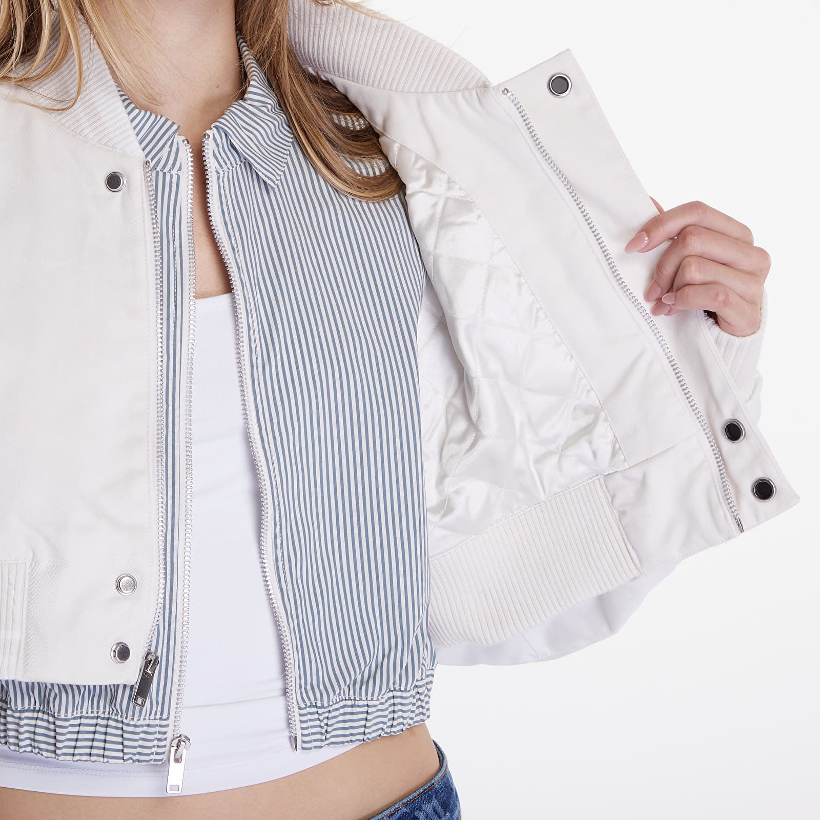Giacca Sportswear Destroyer Women's Cropped Canvas Jacket / / L - Nike - Modalova