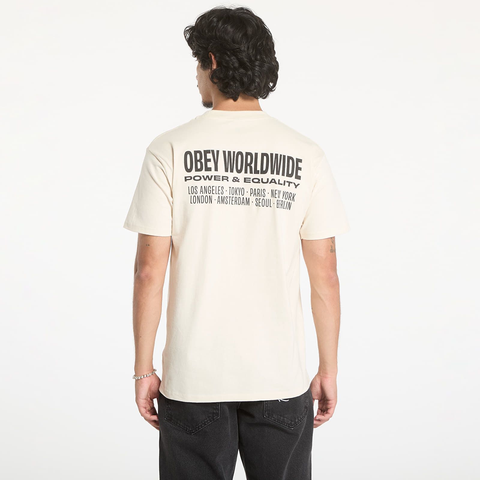 Maglietta OBEY Worldwide Power & Equalit S - OBEY Clothing - Modalova