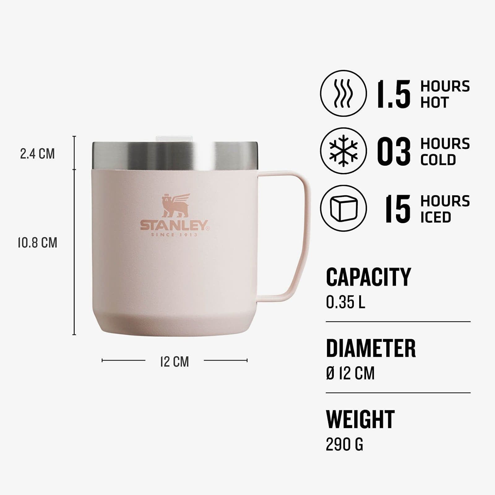 The Stay-Hot Camp Mug 350 ml Universal - STANLEY - Modalova