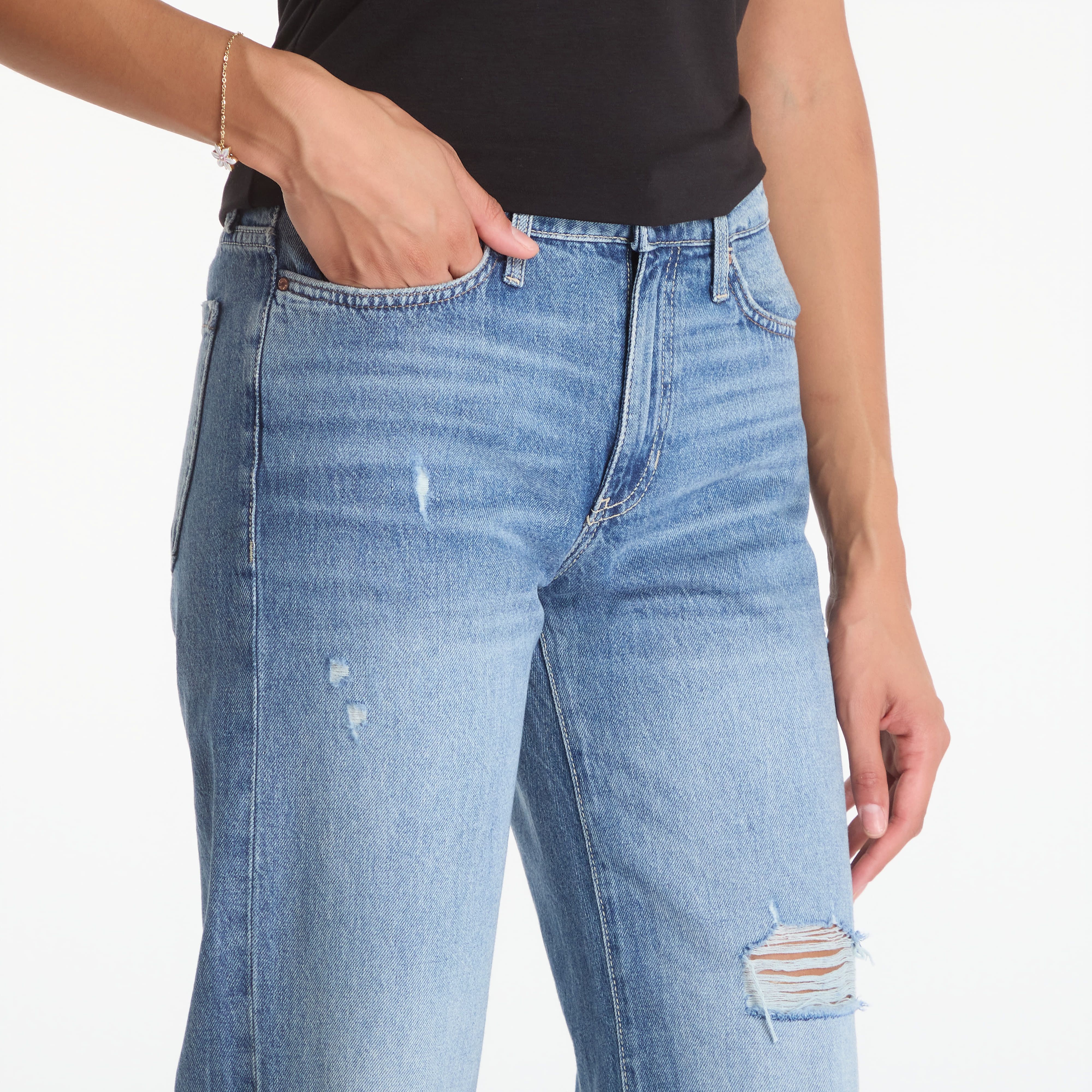 Jeans Mid Rise Slouchy Fit W27/L32 - GUESS - Modalova