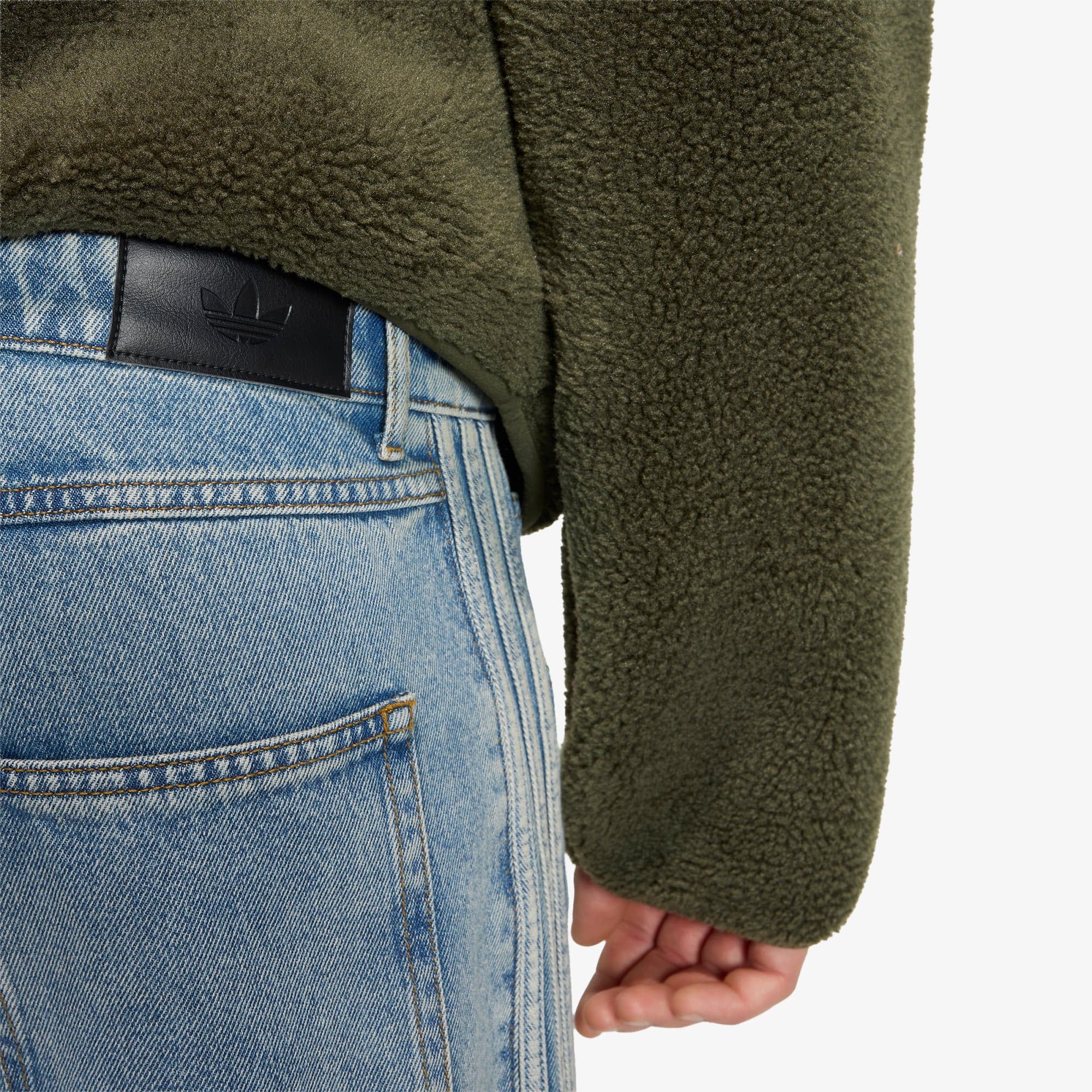 Jeans adidas Firebird Adicolor Denim Jeans MID-RISE Straight Leg 38 - adidas Originals - Modalova