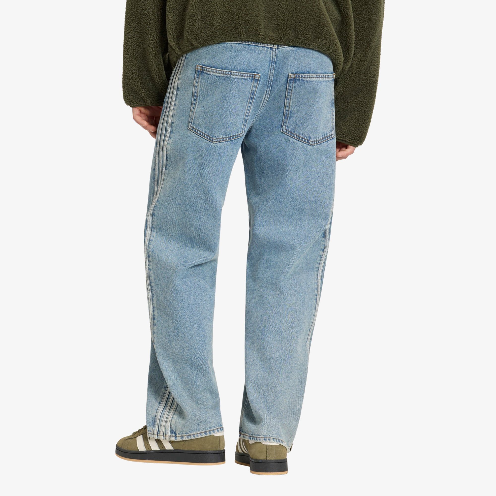 Jeans adidas Firebird Adicolor Denim Jeans MID-RISE Straight Leg 38 - adidas Originals - Modalova