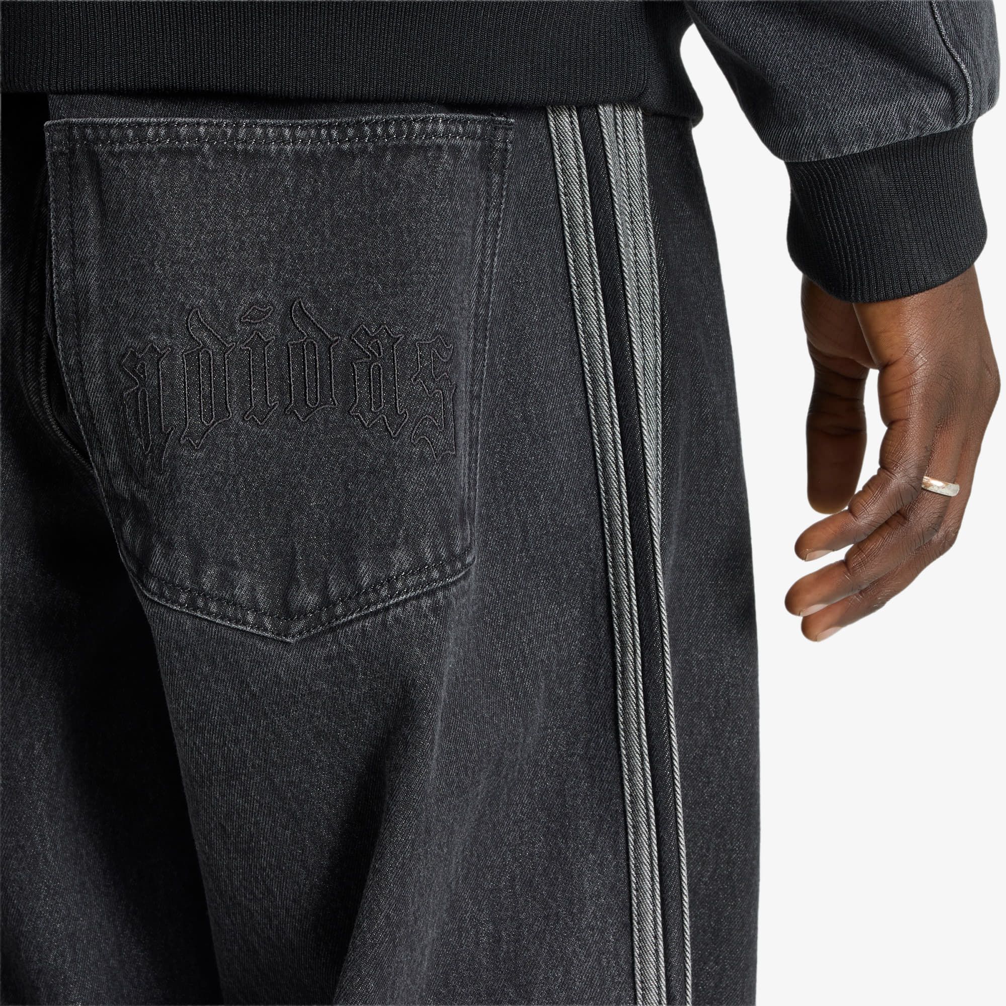 Jeans adidas SST Denim Jeans MID-RISE Straight Leg 34 - adidas Originals - Modalova