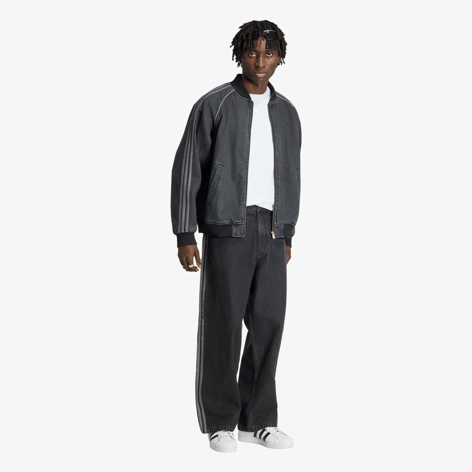 Jeans adidas SST Denim Jeans MID-RISE Straight Leg 34 - adidas Originals - Modalova