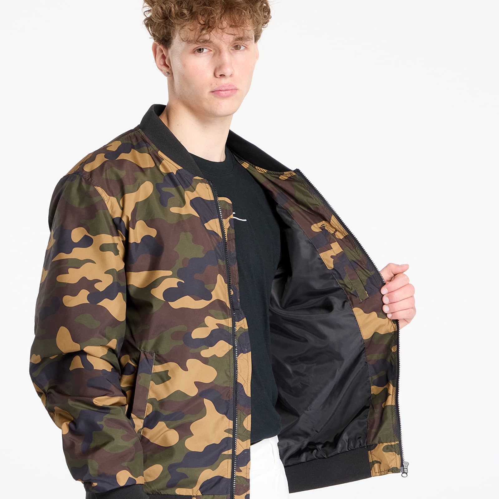 Giacca a vento Light Camo Bomber Jacket XL - Urban Classics - Modalova