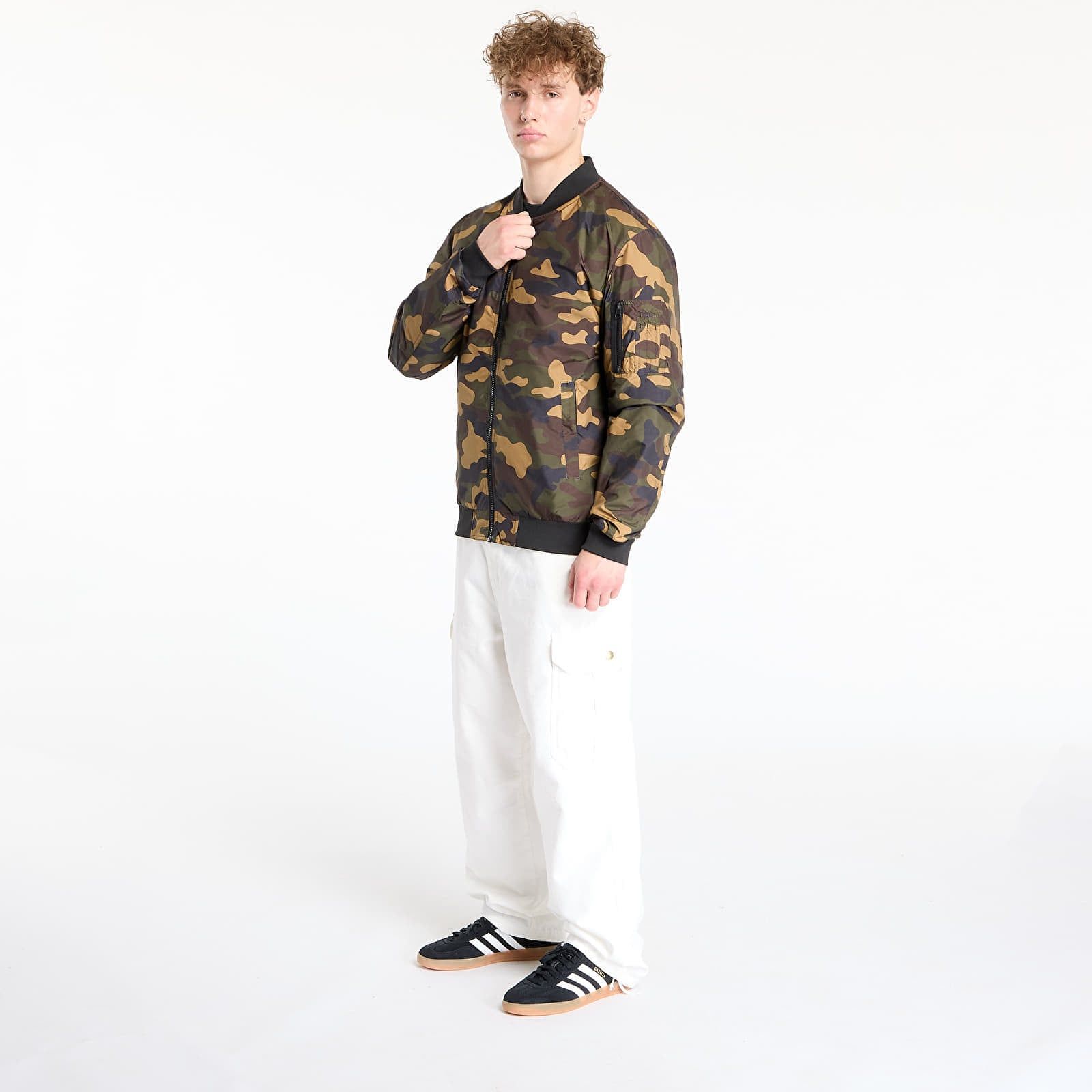 Giacca a vento Light Camo Bomber Jacket XL - Urban Classics - Modalova
