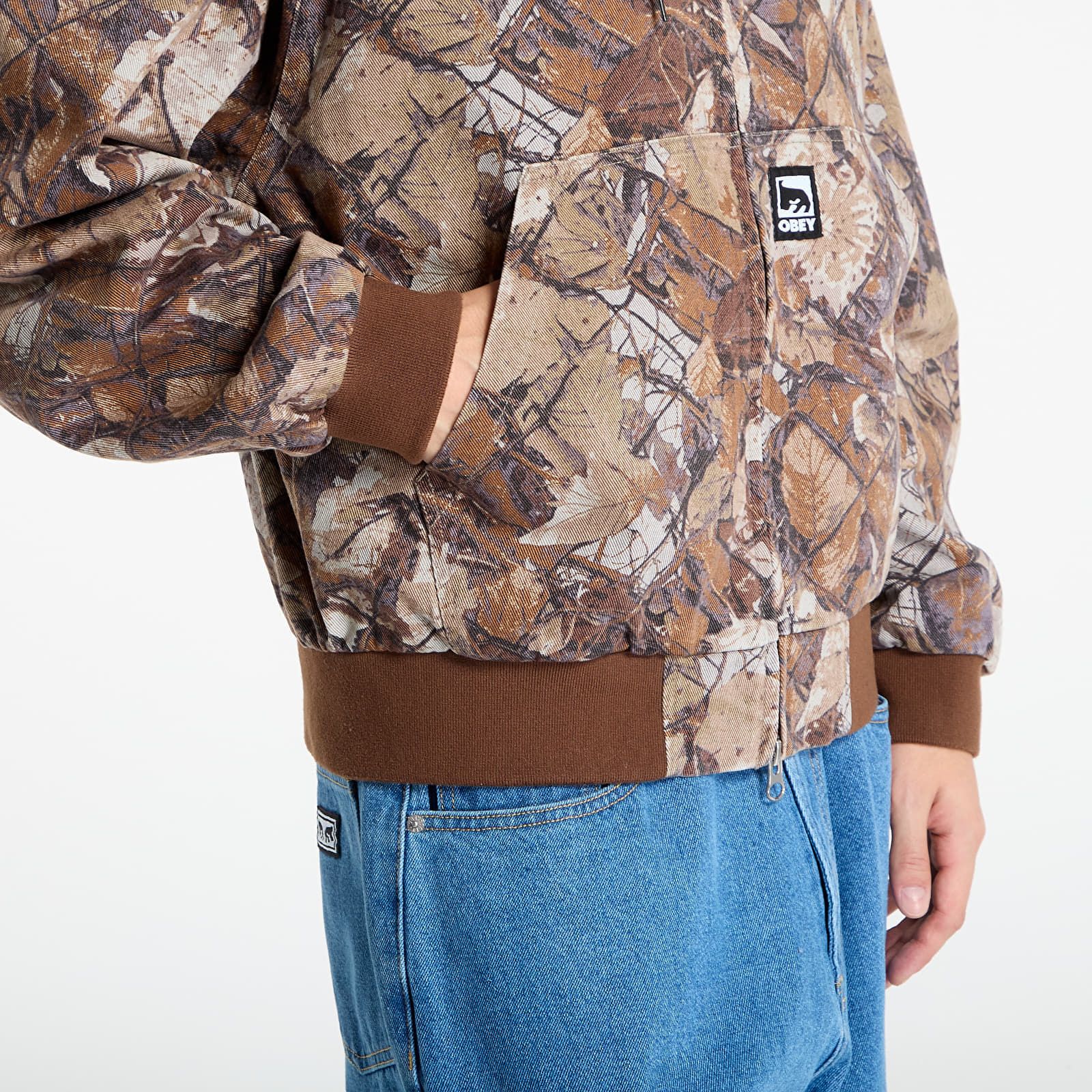 Giacca OBEY Glen Zip Up Jacket L - OBEY Clothing - Modalova