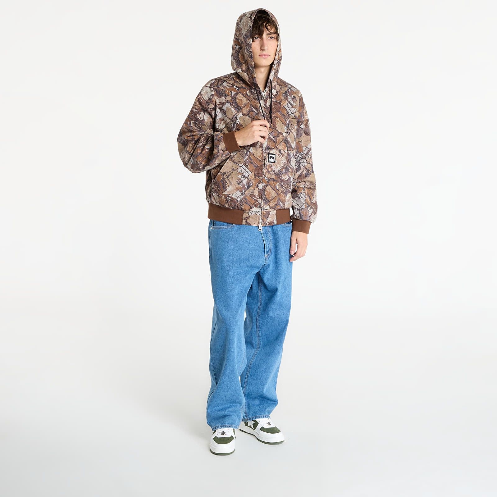 Giacca OBEY Glen Zip Up Jacket L - OBEY Clothing - Modalova