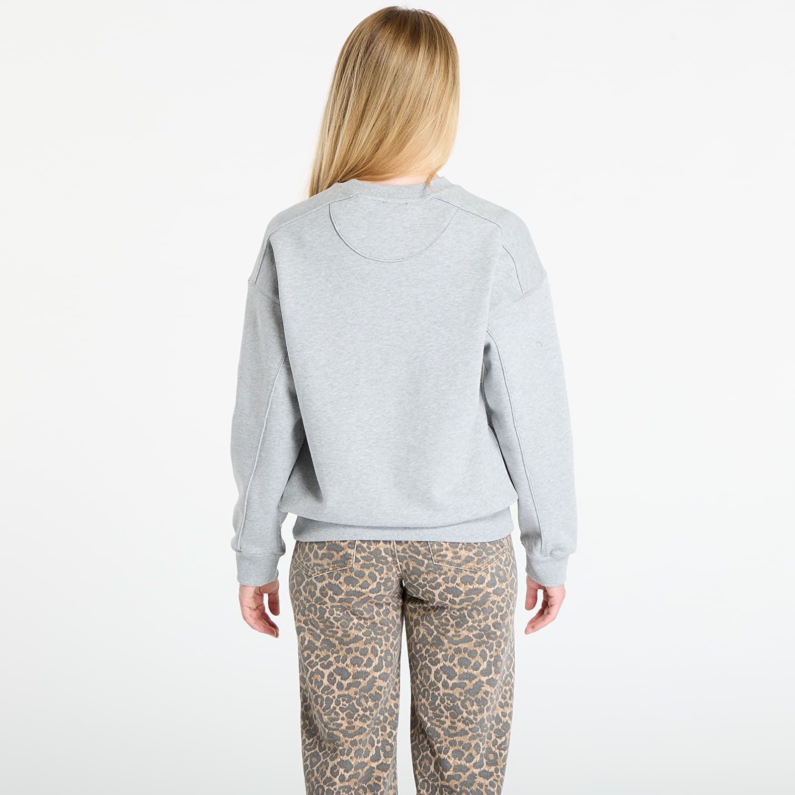 Felpa Ls Triangle Glitter Sweatshirt S - GUESS - Modalova