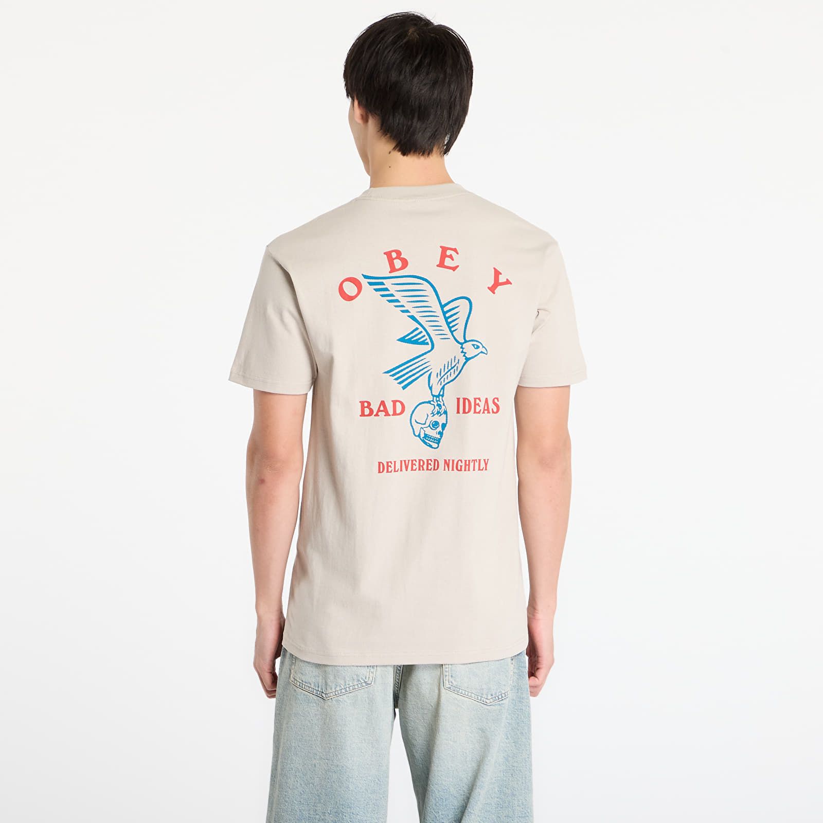 Maglietta OBEY Bad Ideas Eagle Classic T-Shirt S - OBEY Clothing - Modalova