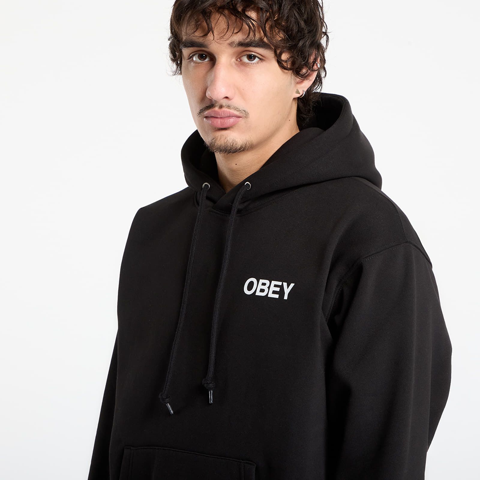 Felpa OBEY Doberman Pullover Hood L - OBEY Clothing - Modalova