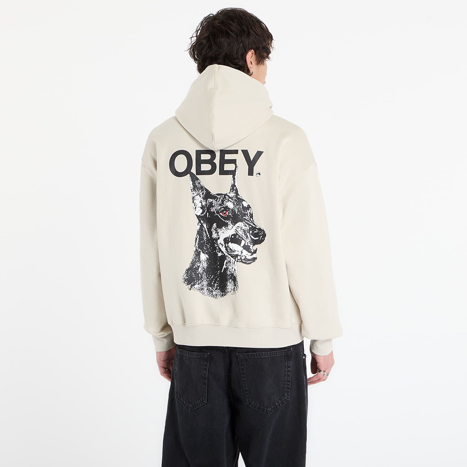 Felpa OBEY Doberman Pullover Hood L - OBEY Clothing - Modalova