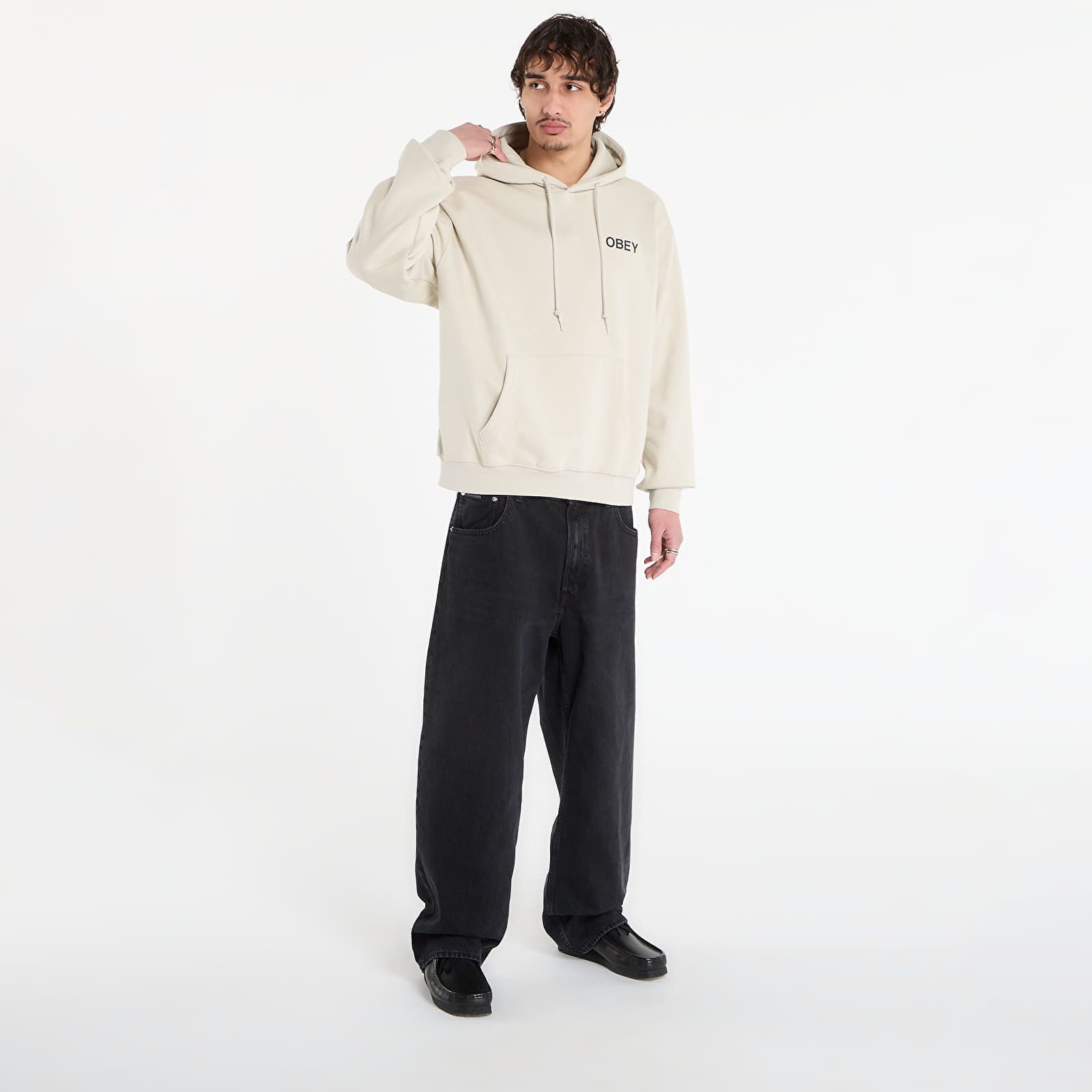 Felpa OBEY Doberman Pullover Hood L - OBEY Clothing - Modalova