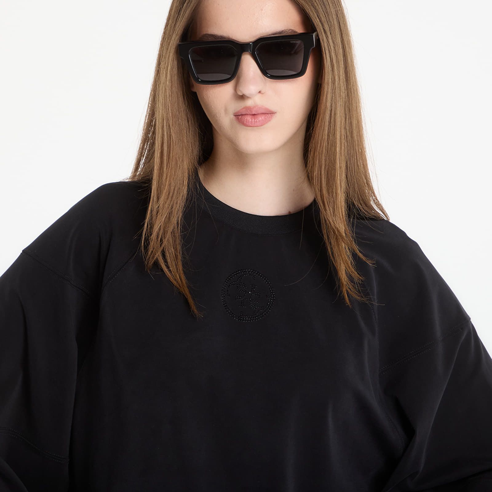 Felpa Cn Mini 4G Logo Sweatshirt XS - GUESS - Modalova