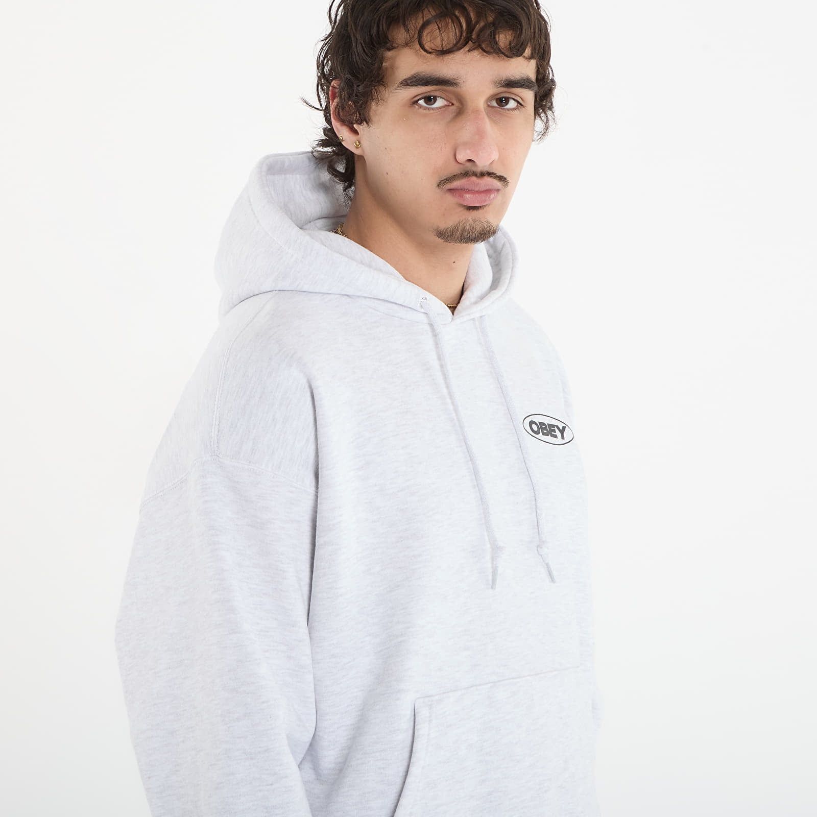 Felpa OBEY Oval Cities Hood M - OBEY Clothing - Modalova