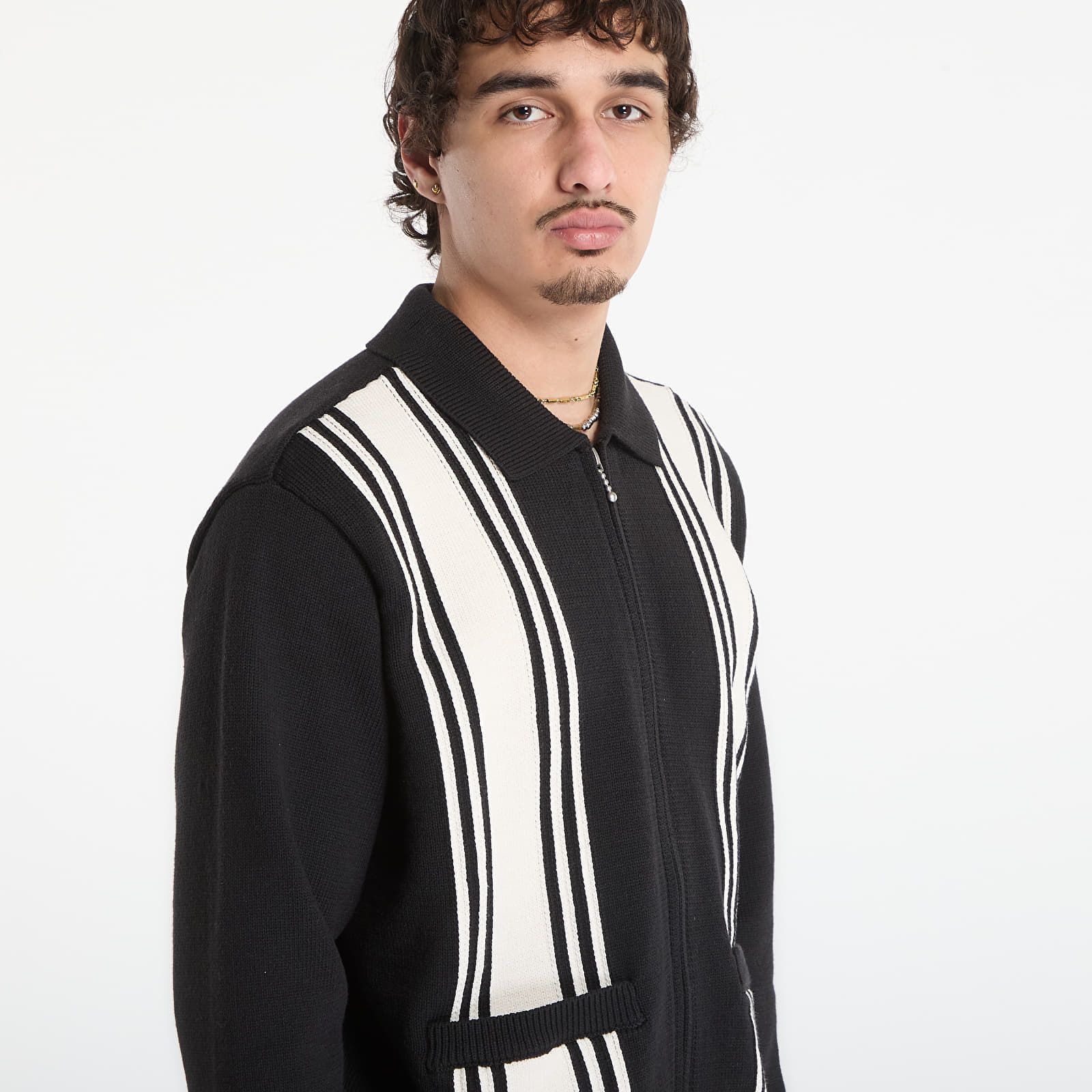 Maglione OBEY Matt Zip Up Sweater L - OBEY Clothing - Modalova