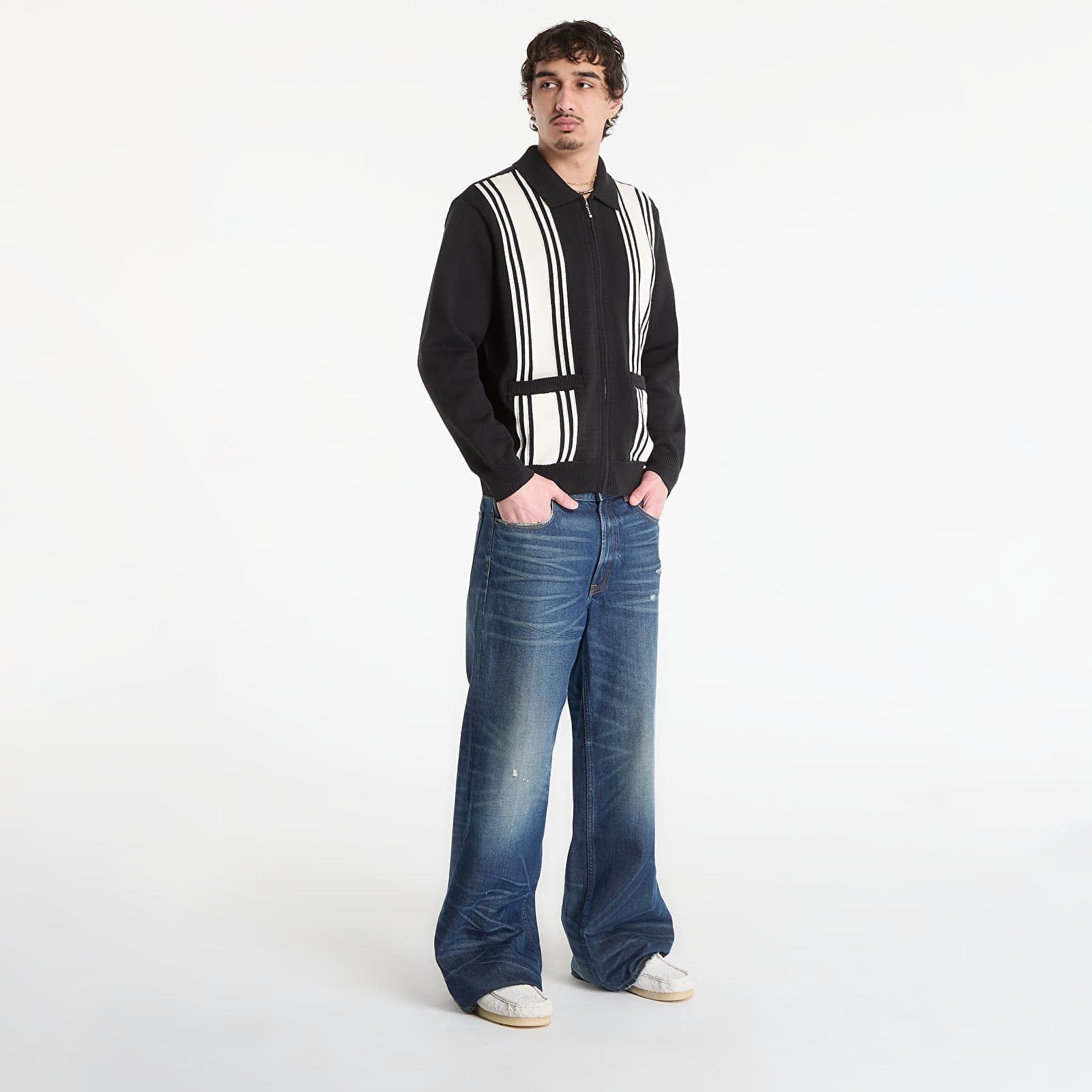 Maglione OBEY Matt Zip Up Sweater L - OBEY Clothing - Modalova