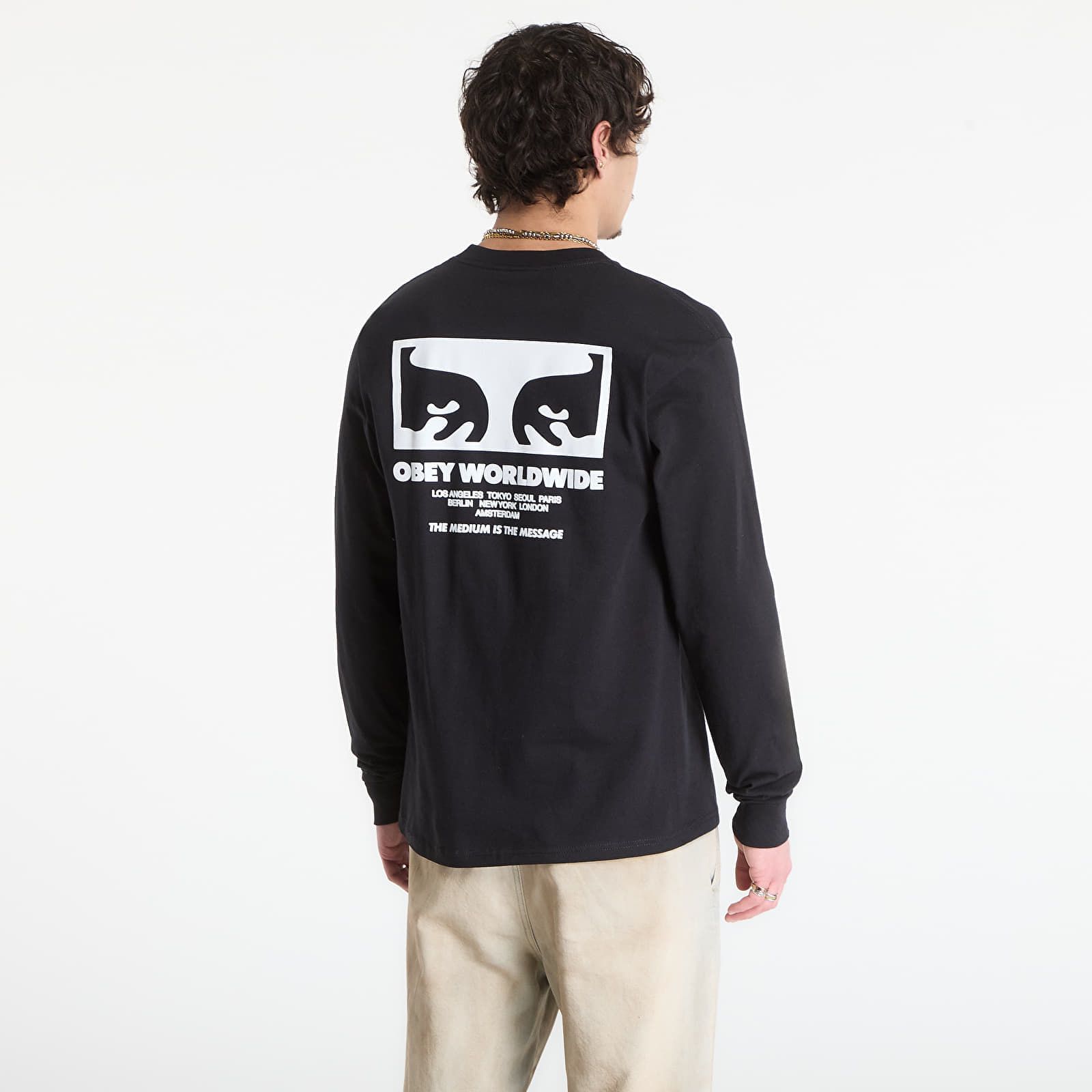Maglietta OBEY The Medium Is The Message L - OBEY Clothing - Modalova