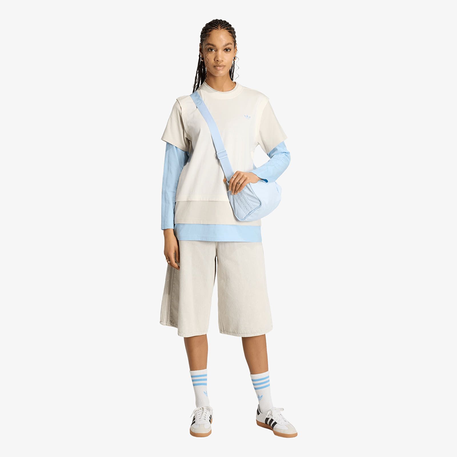 Maglietta adidas Loose Layered Long Sleeve T-Shirt S - adidas Originals - Modalova