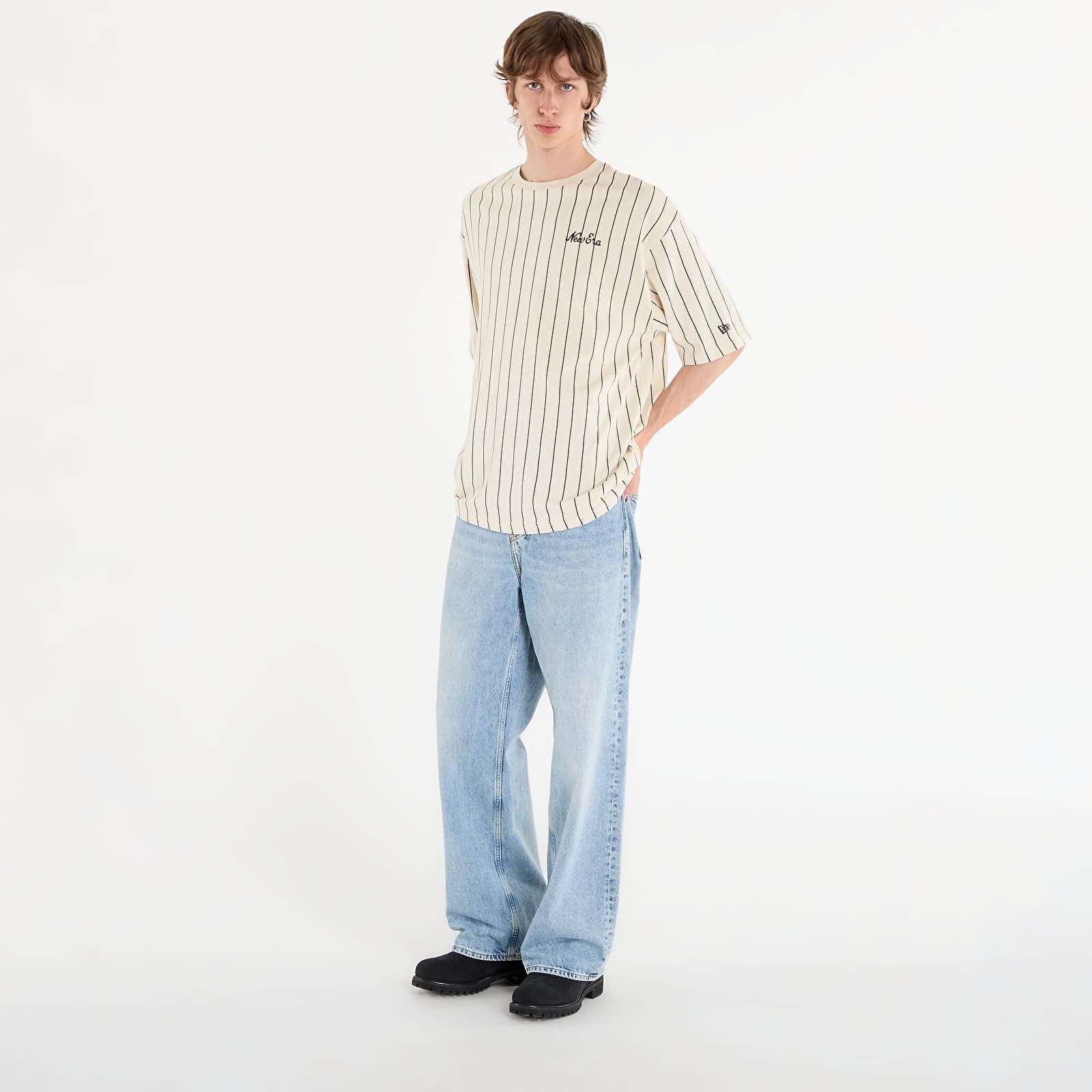 Maglietta Pinstripe Os Tee UNISEX S - New Era - Modalova