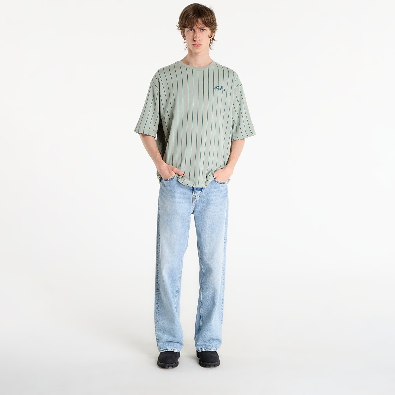 Maglietta Pinstripe Os Tee UNISEX M - New Era - Modalova