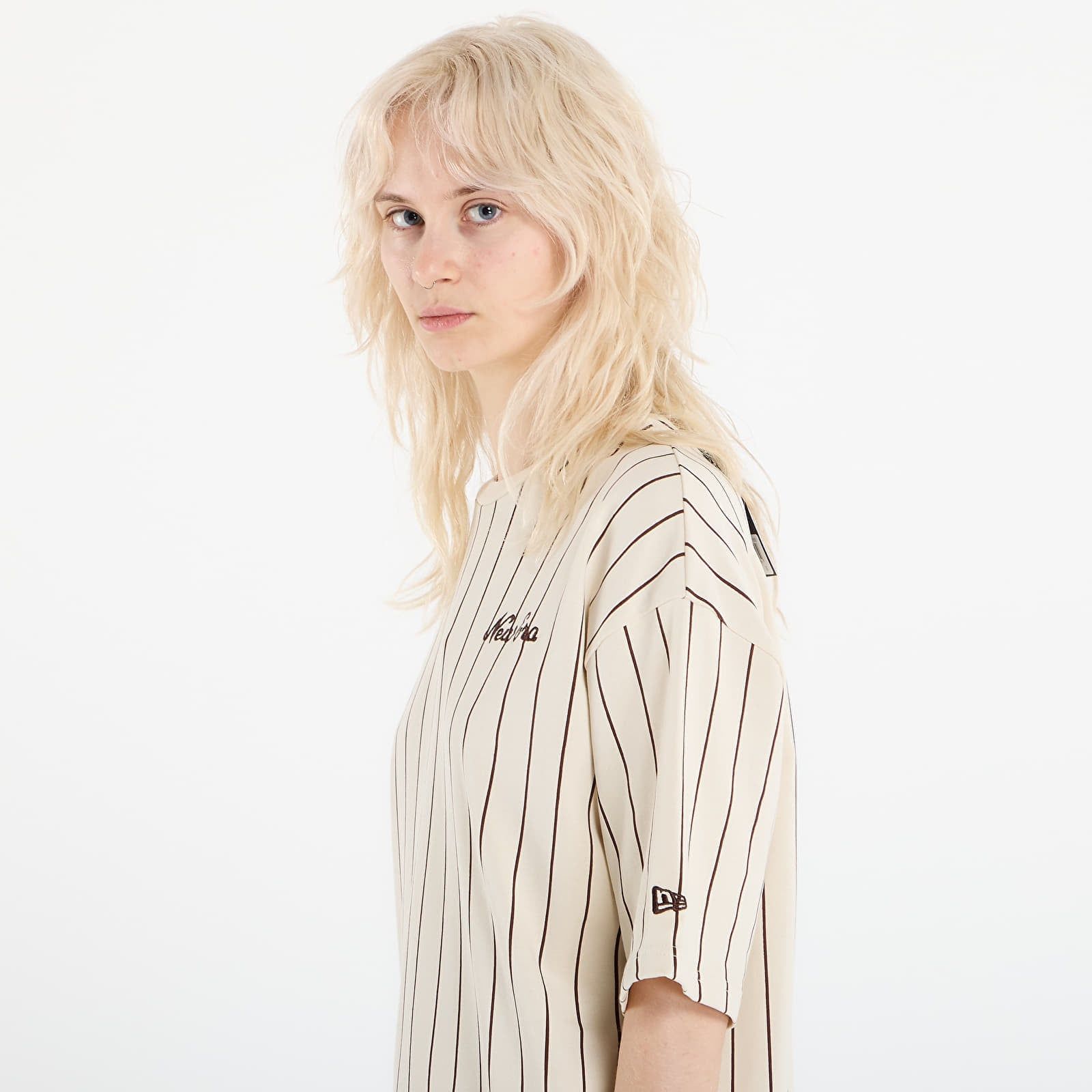 Maglietta Pinstripe Os Tee UNISEX S - New Era - Modalova