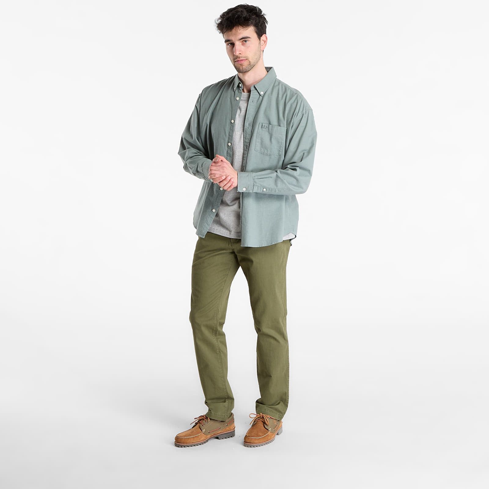 Pantaloni V-Essential Khaki Straight Fit W30/L32 - GAP - Modalova