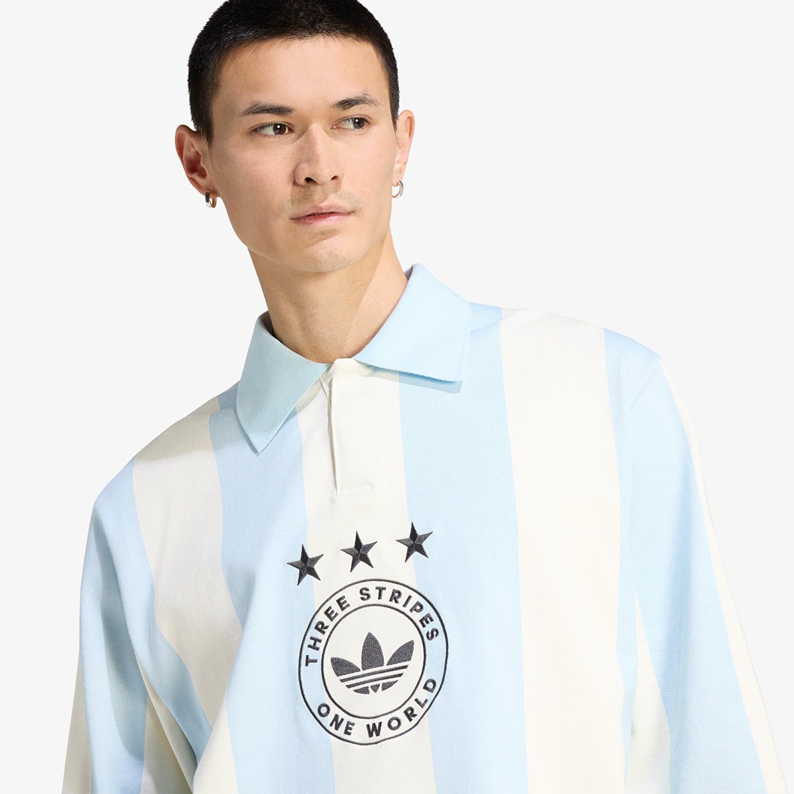 Maglietta adidas Graphic Long Sleeve Polo Shirt XXL - adidas Originals - Modalova