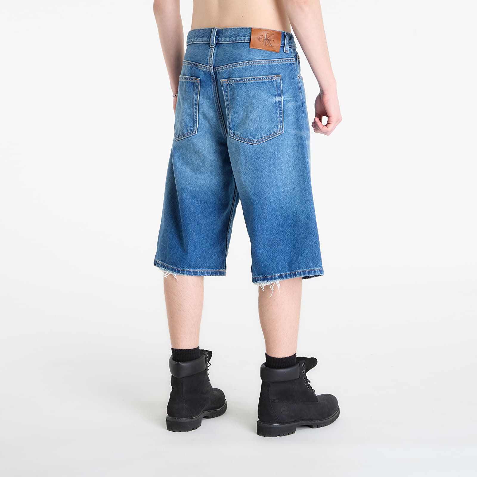 Pantaloncini Jeans Long Short Washed Em 34 - Calvin Klein - Modalova