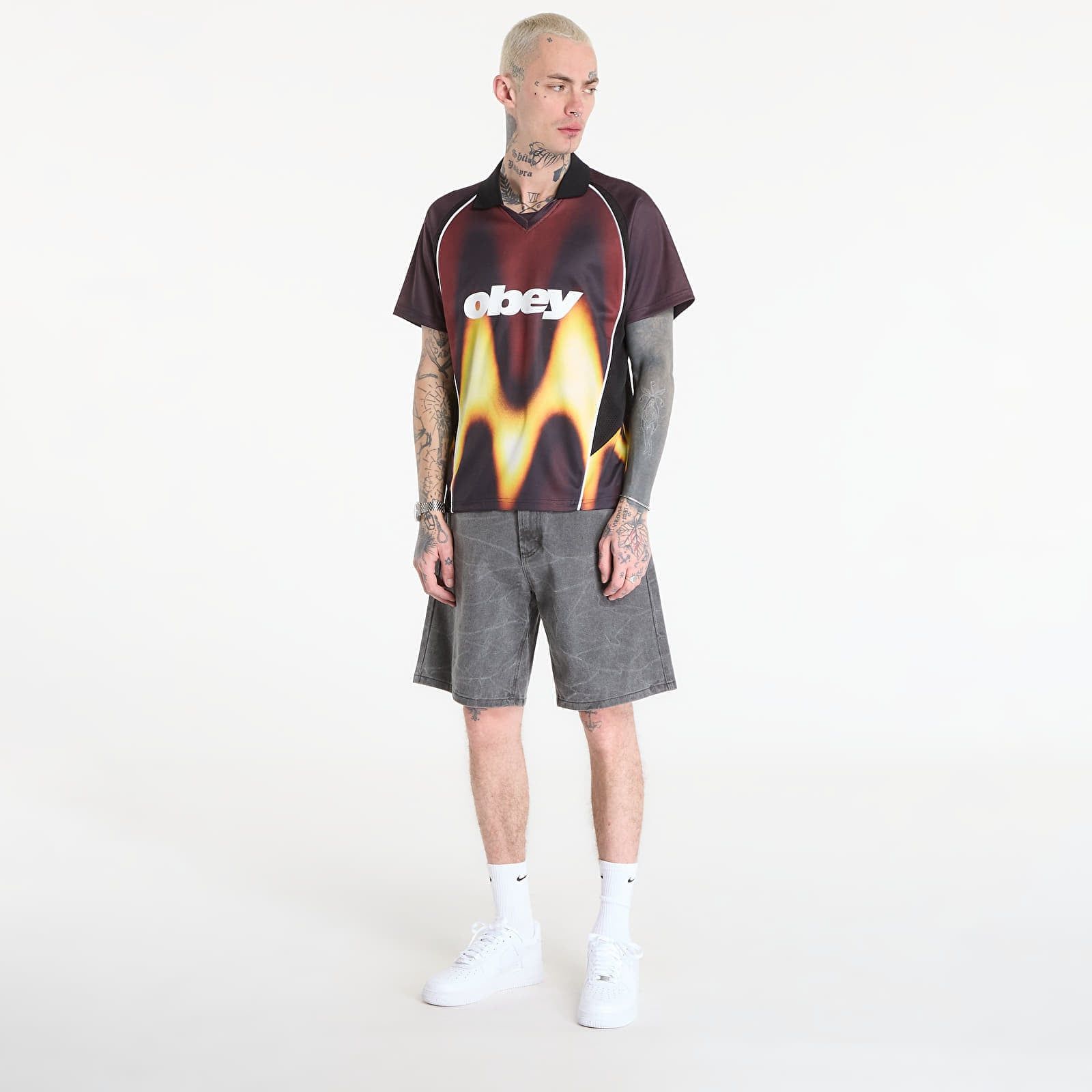 Maglia OBEY Blurred Soccer Jersey L - OBEY Clothing - Modalova